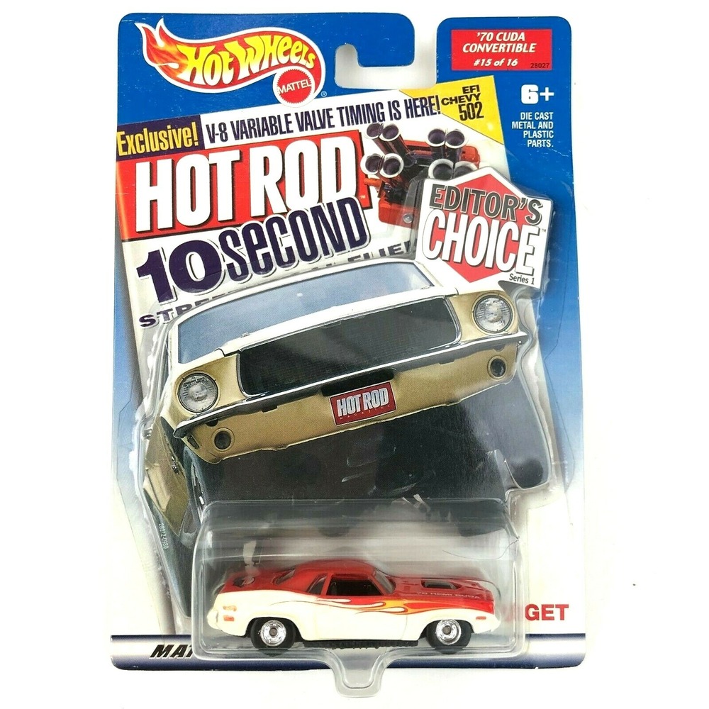 Hot Wheels‎ Editor's Choice 1970 70 Plymouth Hemi Cuda Convertible Die Cast 1/64
